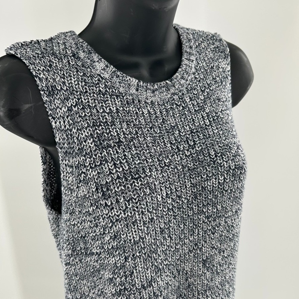 Noisy May Knitted Sleeveless Maxi Dress Womens Petite XS‎ Dark Navy/White VTG